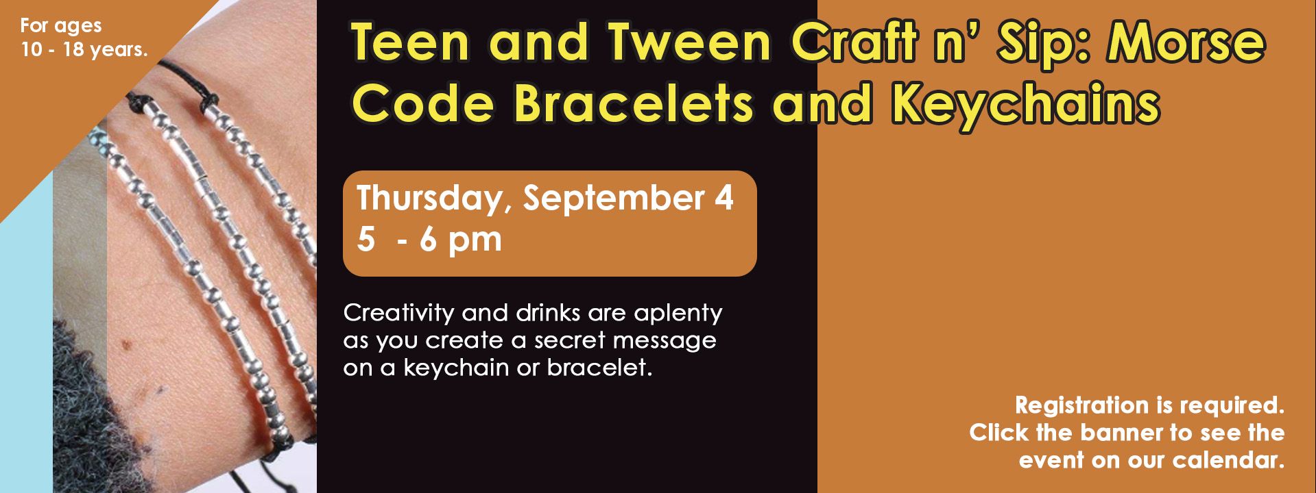 Teen Tween Craft Sept 4